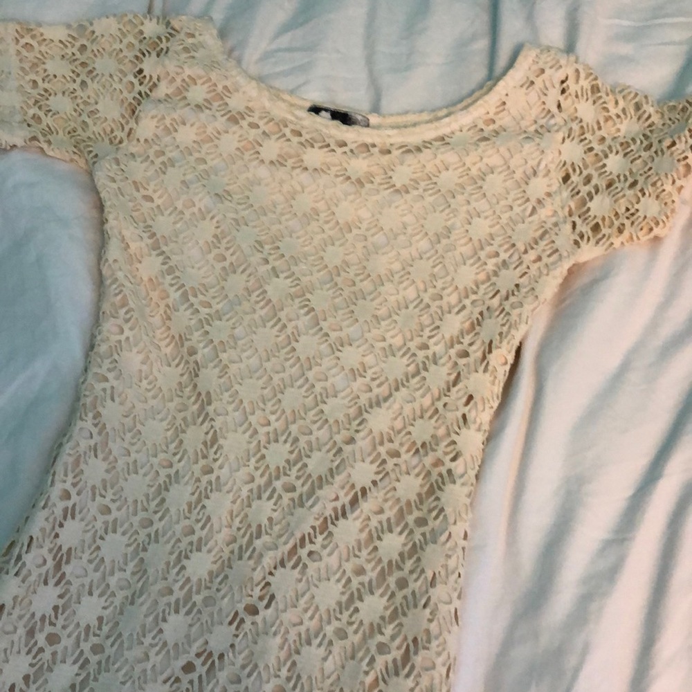 Vintage bodycon dress cream - Picture 2 of 3